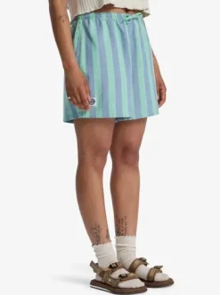 AOP - Short à taille élastique pour Femme