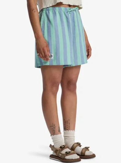AOP - Short à taille élastique pour Femme