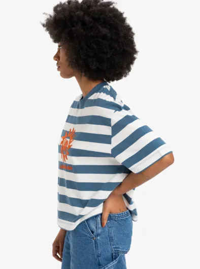 Boyfriend - T-shirt à manches courtes pour Femme
