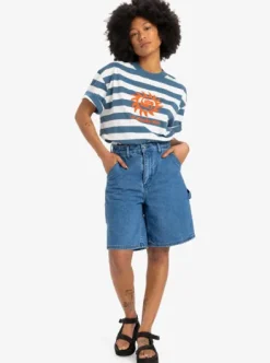 Boyfriend - T-shirt à manches courtes pour Femme