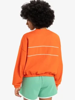 Crop Over - Sweat à col rond pour Femme