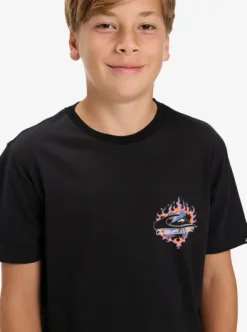 Ev In Flames - T-Shirt à manches courtes pour Garçon 8-16 ans