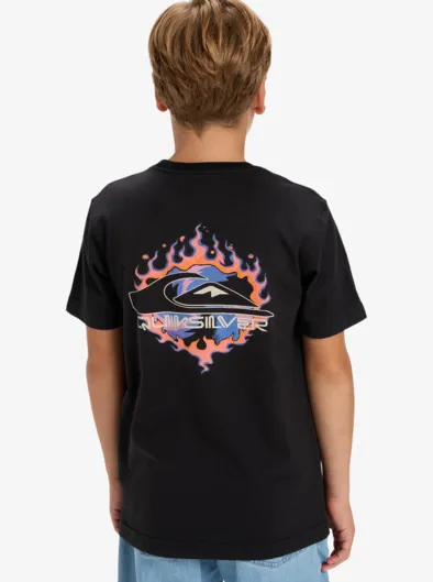 Ev In Flames - T-Shirt à manches courtes pour Garçon 8-16 ans