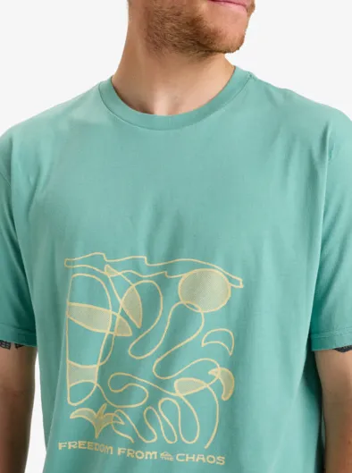 Evo Abstract Chaos - T-shirt manches courtes sérigraphié pour homme