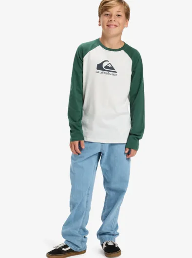 Ev Omni Logo Raglan - T-shirt manches longues pour Garçon 8-16 ans