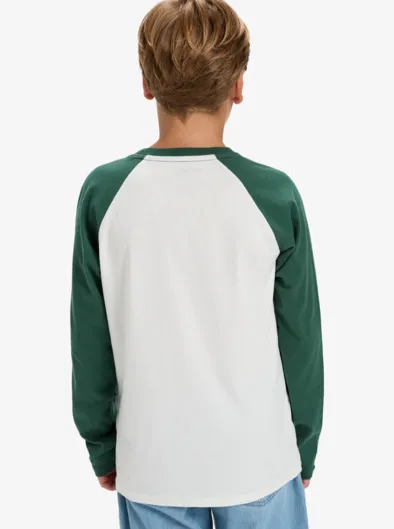 Ev Omni Logo Raglan - T-shirt manches longues pour Garçon 8-16 ans