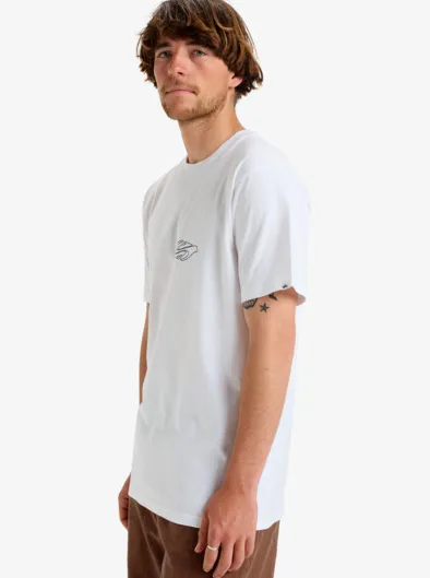 Ev Ripple Font - T-shirt manches courtes sérigraphié pour Homme