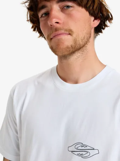 Ev Ripple Font - T-shirt manches courtes sérigraphié pour Homme