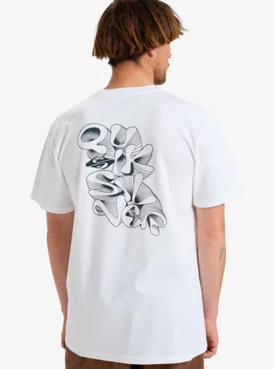 Ev Ripple Font - T-shirt manches courtes sérigraphié pour Homme
