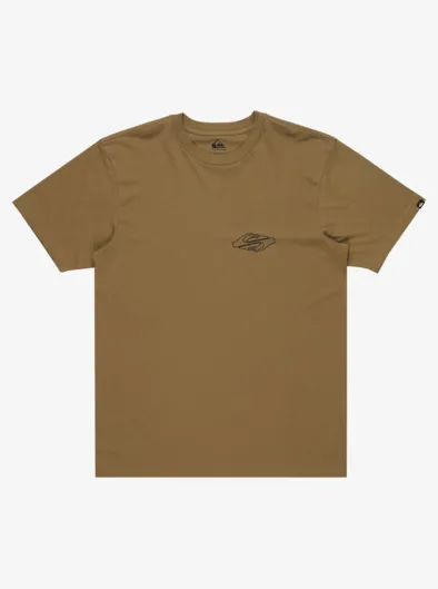 Ev Ripple Font - T-shirt manches courtes sérigraphié pour Homme