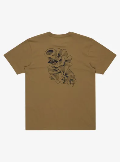 Ev Ripple Font - T-shirt manches courtes sérigraphié pour Homme