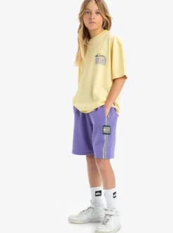 Global Heat - Short à taille élastique pour Garçon 8-16