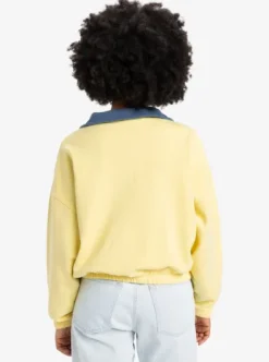 Half - Sweat avec demi-zip pour Femme