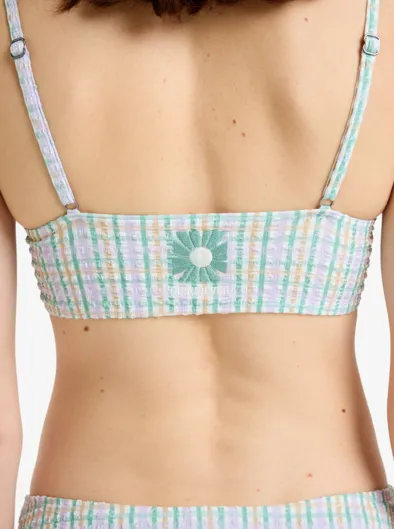 Lima Check - Haut de bikini tank pour Femme