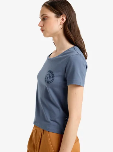 Lintah - T-shirt manches courtes sérigraphié pour Femme