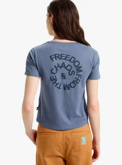 Lintah - T-shirt manches courtes sérigraphié pour Femme
