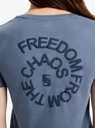 Lintah - T-shirt manches courtes sérigraphié pour Femme