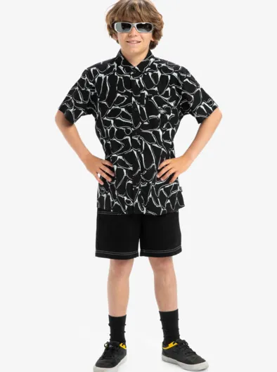 Mercury Chrome - Chemise à manches courtes pour Garçon 8-16
