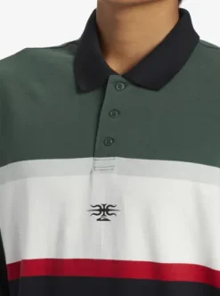 Mercury Rugby - Polo à manches longues pour Homme
