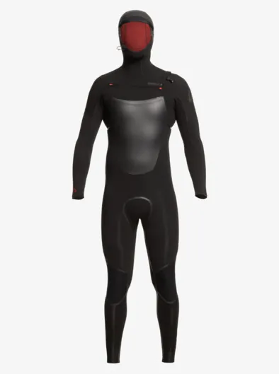 4/3mm Marathon Sessions - Combinaison de surf à capuche avec zip poitrine pour Homme