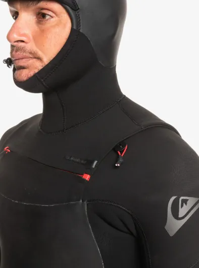 4/3mm Marathon Sessions - Combinaison de surf à capuche avec zip poitrine pour Homme