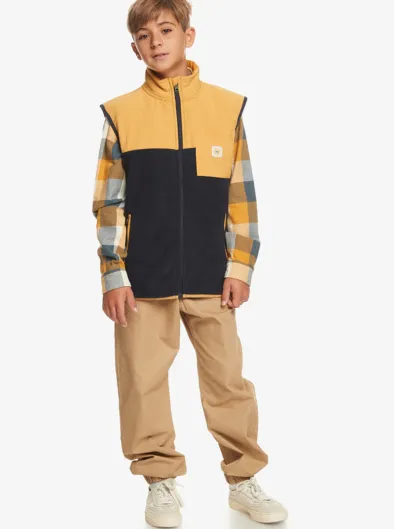Taped Off - Veste sans manches en polaire pour Garçon 8-16