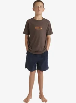 Taxer - Short de marche à taille élastique pour Garçon 8-16
