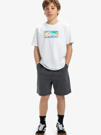 Taxer Youth 15" - Short de marche à taille élastique pour Garçon 8-16