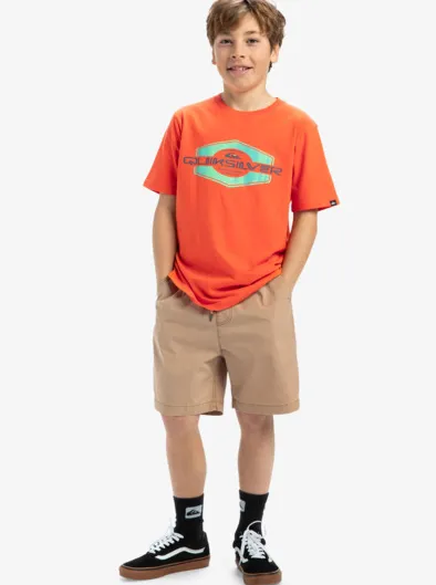 Taxer Youth 15" - Short de marche à taille élastique pour Garçon 8-16
