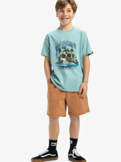 Taxer Youth 15" - Short de marche à taille élastique pour Garçon 8-16