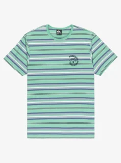 Tengha Stripe - Haut manches courtes en maille pour homme