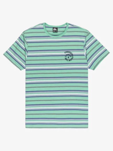 Tengha Stripe - Haut manches courtes en maille pour homme