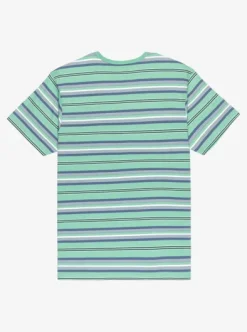 Tengha Stripe - Haut manches courtes en maille pour homme