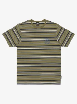 Tengha Stripe - Haut manches courtes en maille pour homme