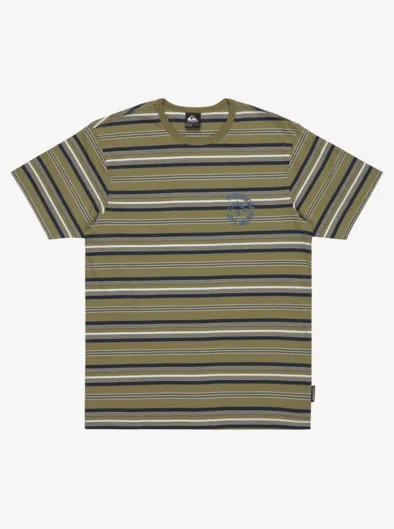Tengha Stripe - Haut manches courtes en maille pour homme
