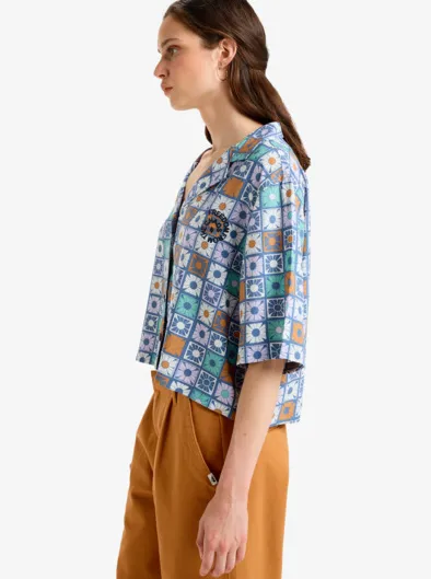 Tilebloom - Chemise manches courtes pour Femme