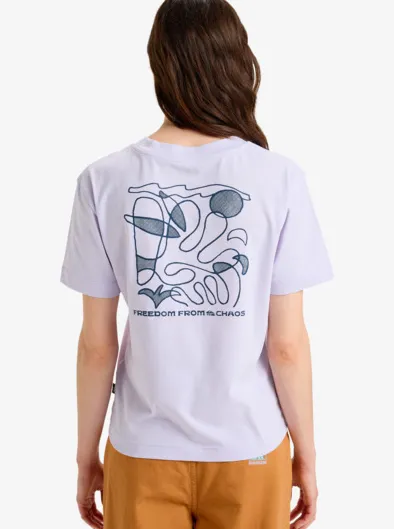Tilebloom - T-shirt manches courtes sérigraphié pour Femme
