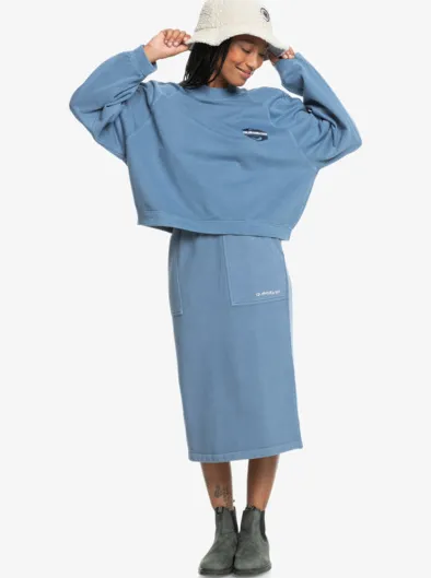 UNI - Jupe à taille élastique pour femme