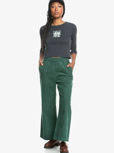 UNI - Pantalon en velours côtelé pour femme