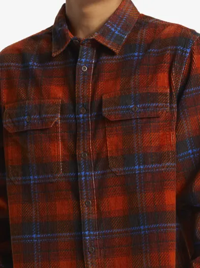 Venture - Chemise manches longues en velours côtelé pour Homme