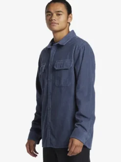 Venture - Chemise manches longues en velours côtelé pour Homme