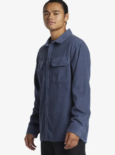 Venture - Chemise manches longues en velours côtelé pour Homme