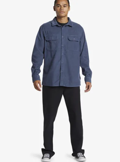 Venture - Chemise manches longues en velours côtelé pour Homme