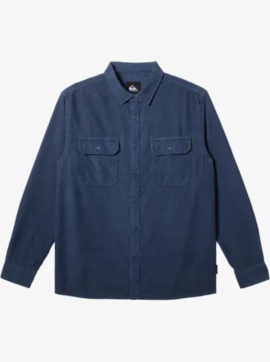 Venture - Chemise manches longues en velours côtelé pour Homme